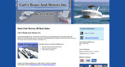 Desktop Screenshot of carlsboats.com